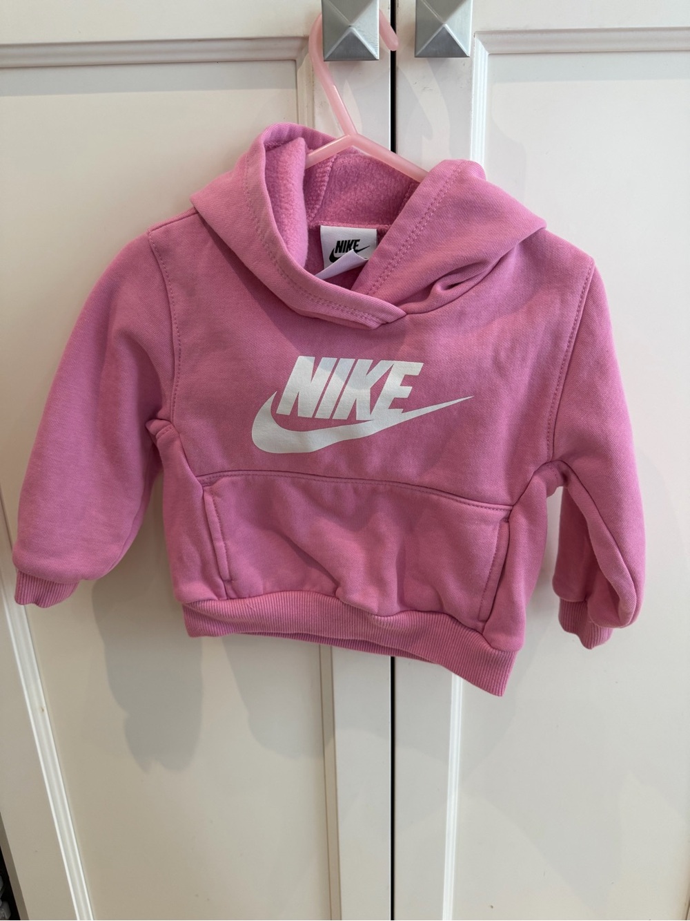 Nike 18m Toddler Pink Logo Hoodie
